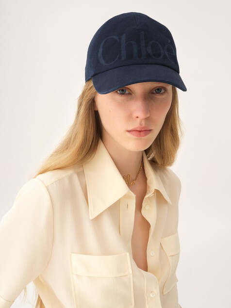 The Chlo&eacute; Essentials cap in washed cotton