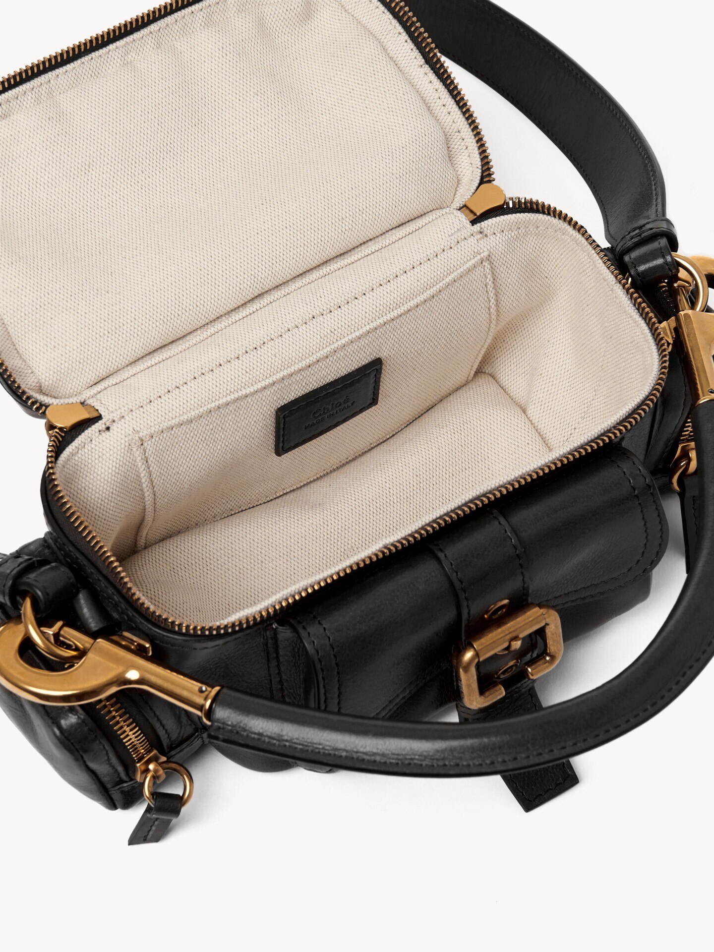 Petit sac Camera bag en cuir brillant - 7