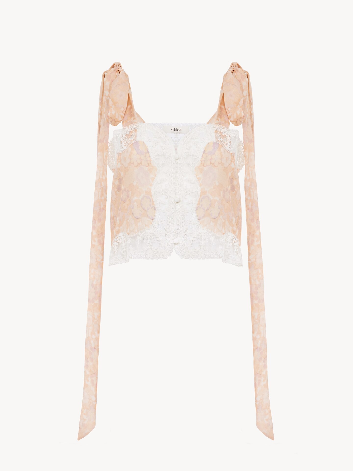 Mini bloomer shorts in silk charmeuse - 1