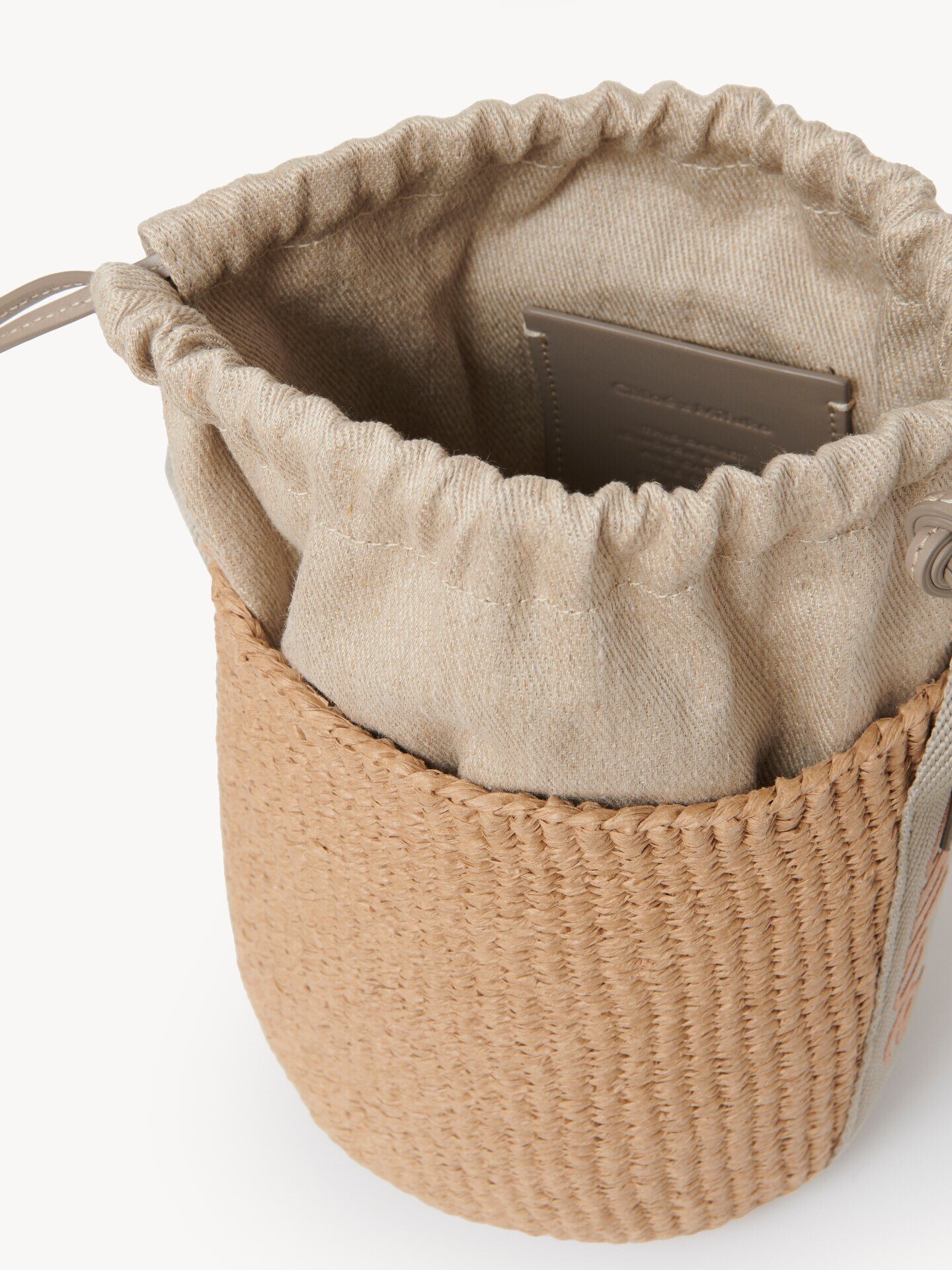 Small Woody basket in natural fibres - 5
