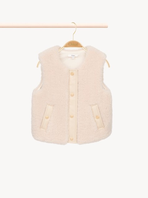Kids' buttoned waistcoat