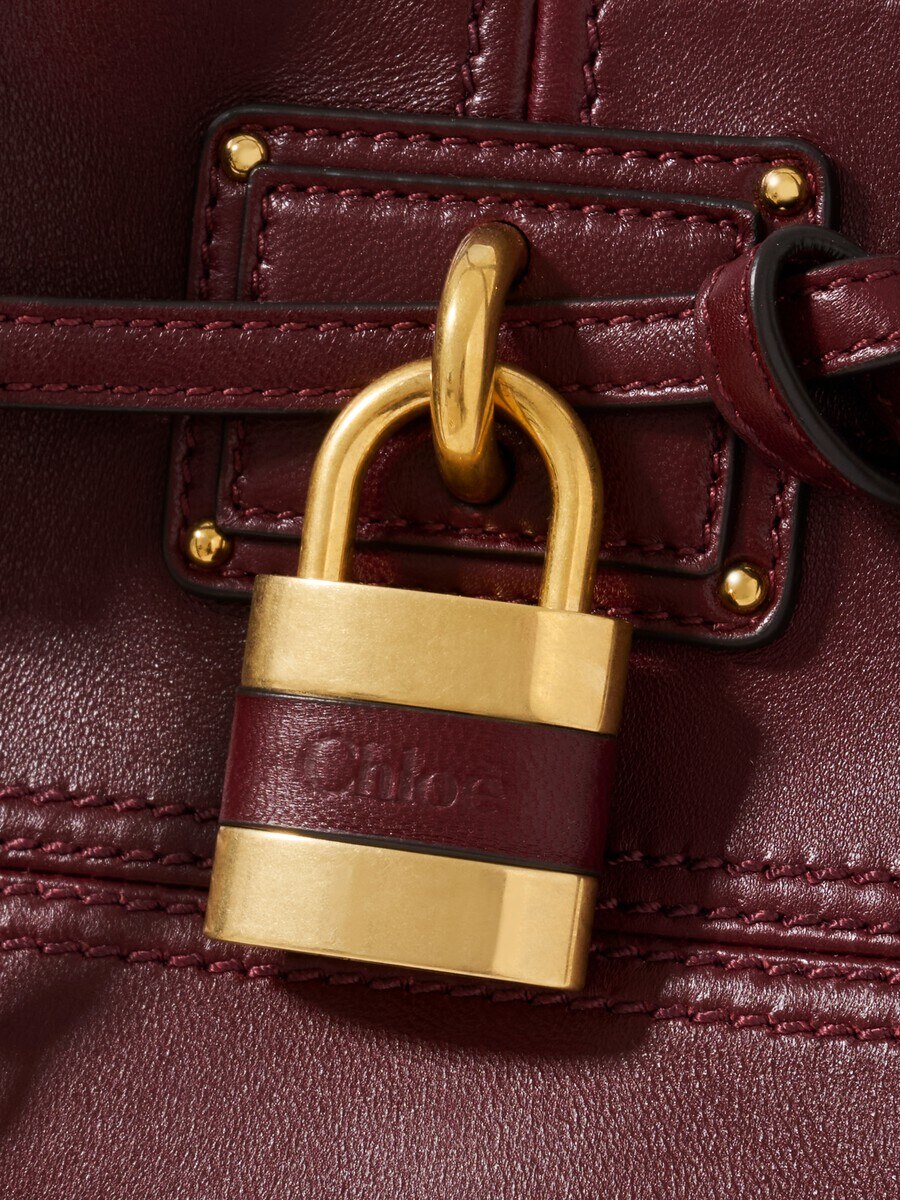 Bolso con asa superior Paddington Sling peque&ntilde;o de cuero suave - 7