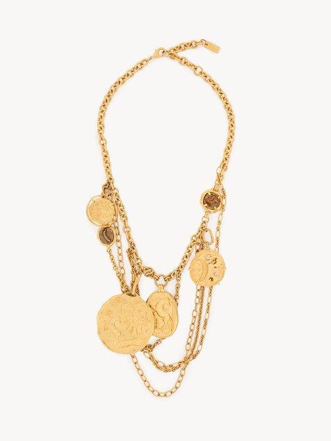 The Chlo&eacute; Medals necklace