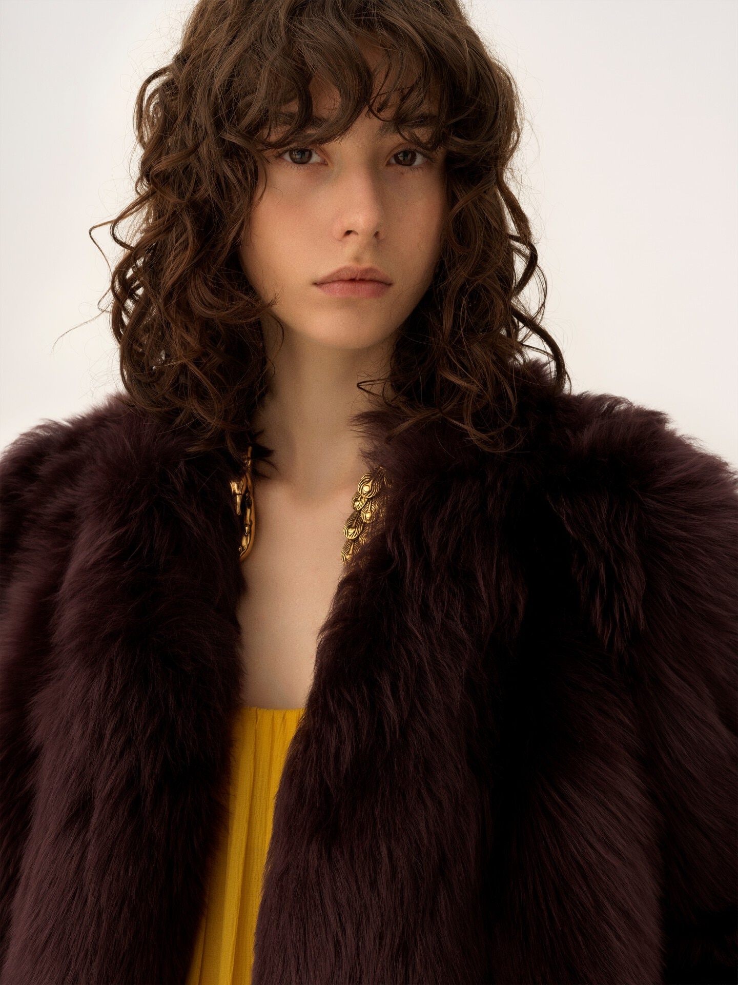 Oversized short coat in wool - 8