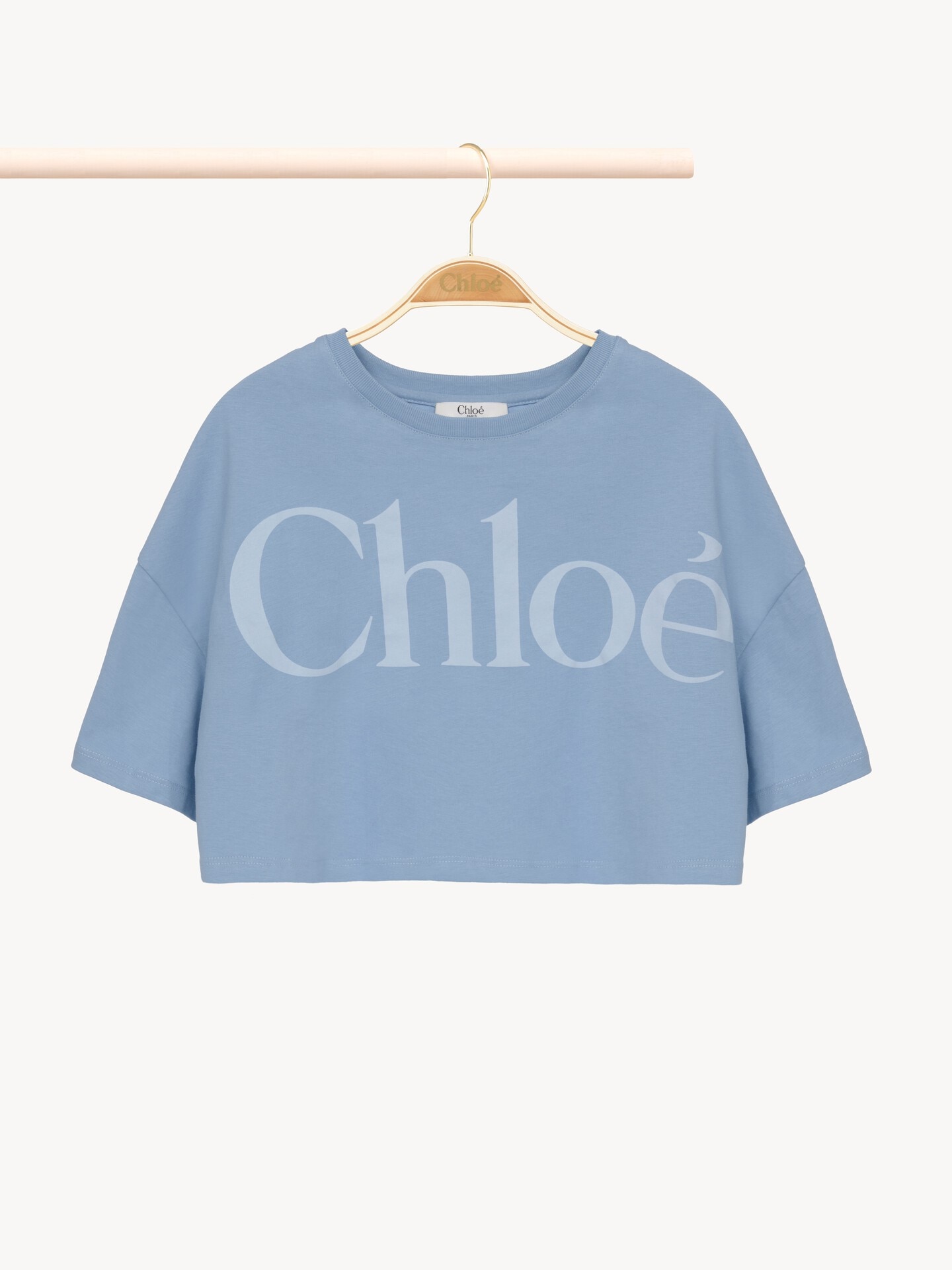 Kids' cropped logo T-shirt - 2