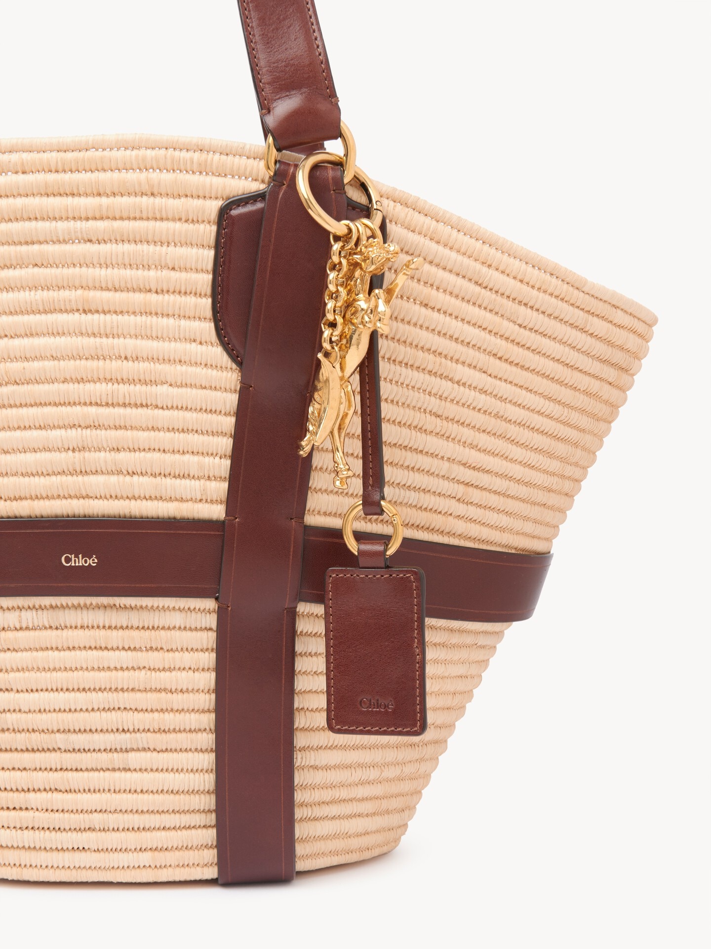 Large panier Kerala 25 en raphia - 7