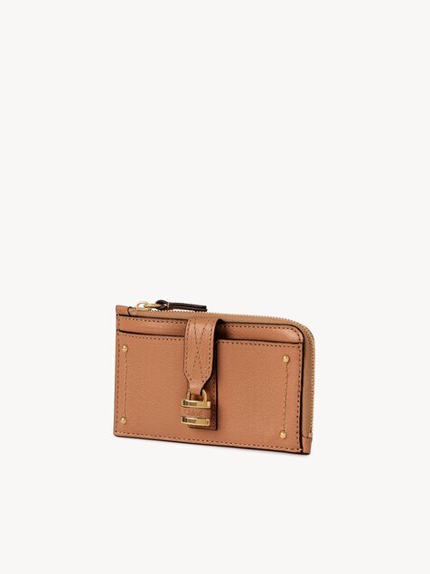 Small Paddington purse with card slots in grained leather