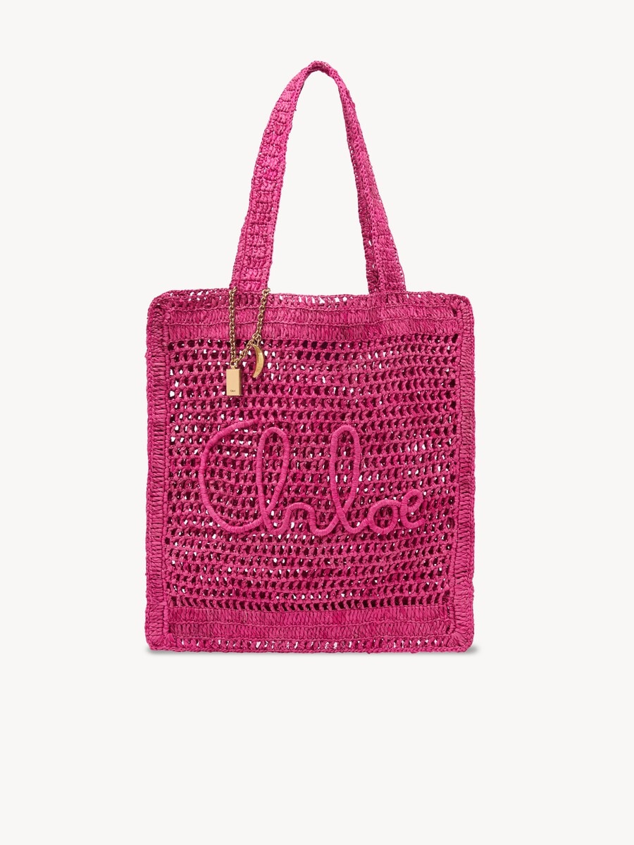 Summer Banana Tote Bag aus geflochtenen Fasern - 1