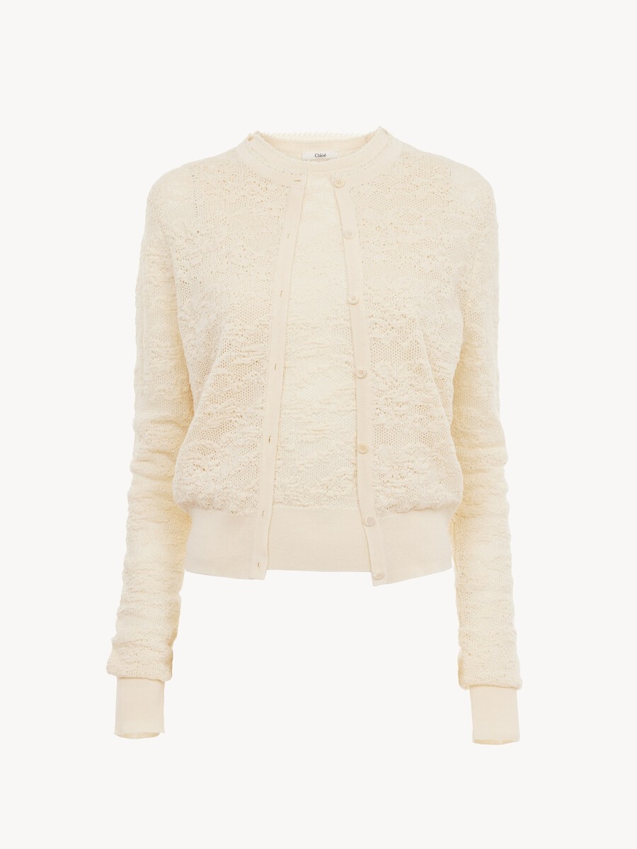 Ensemble en maille de coton et soie - 2