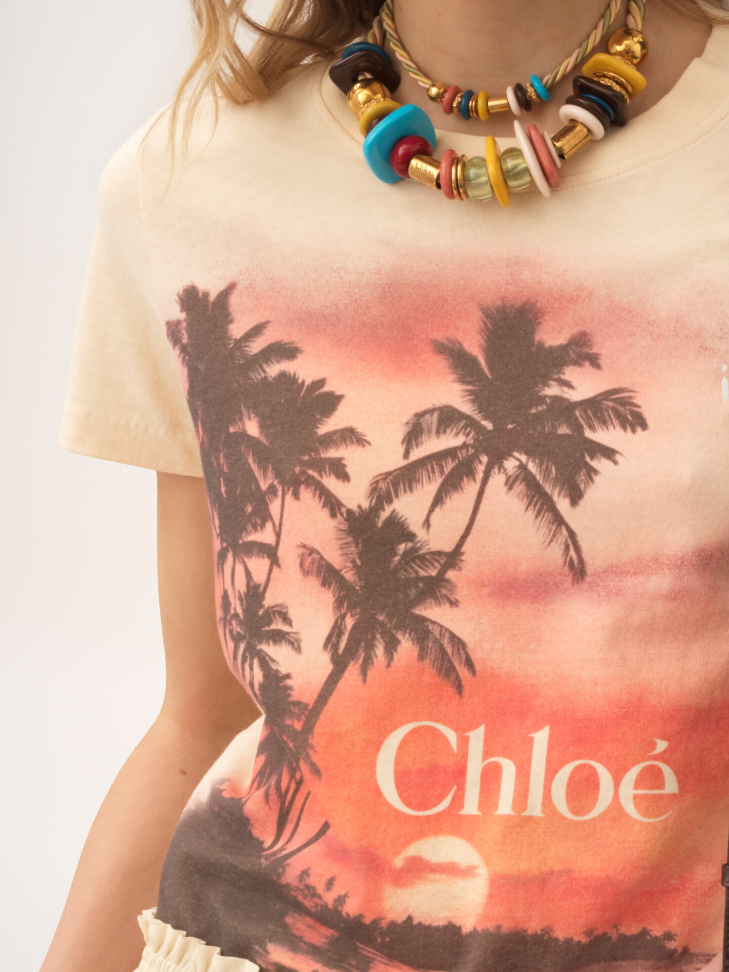 T-shirt ajust&eacute; en jersey de coton &agrave; logo - 6