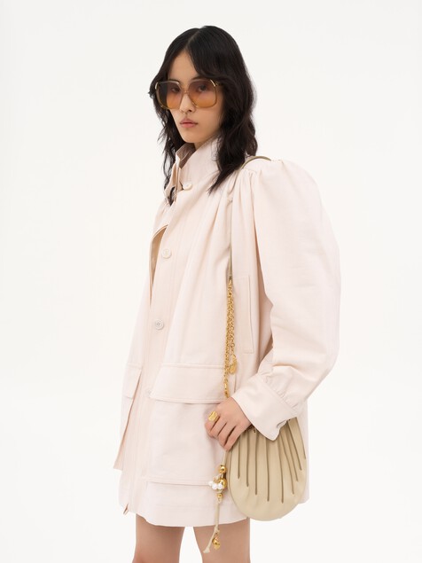 Sea Treasures cross-body bag in soft leather