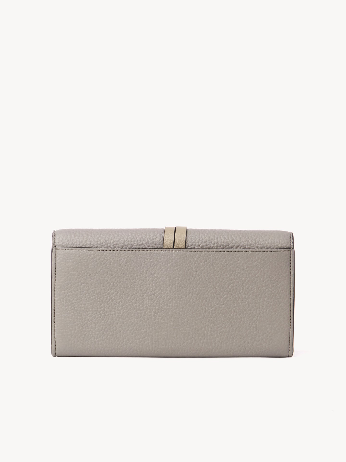Cartera con solapa Alphabet de cuero granulado - 2.0