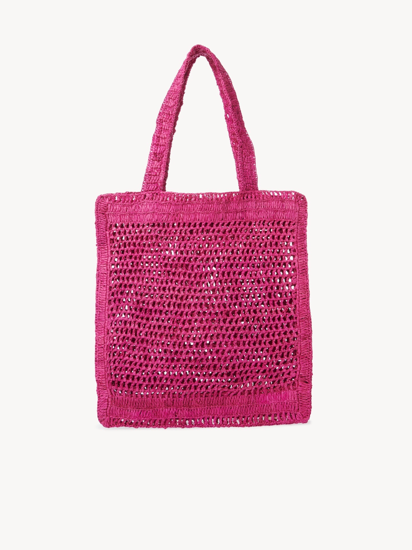 Summer Banana tote bag in raffia - 5