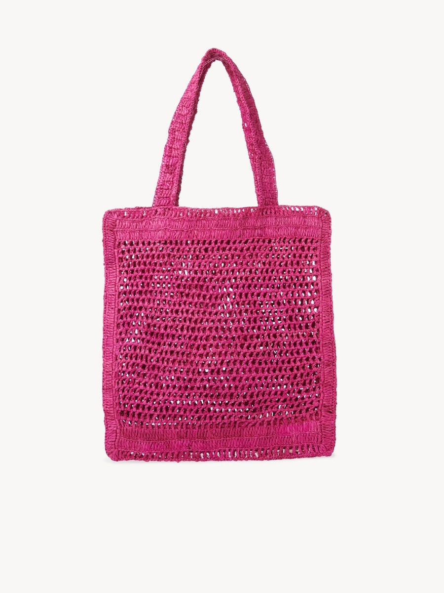 Summer Banana tote bag in raffia - 5