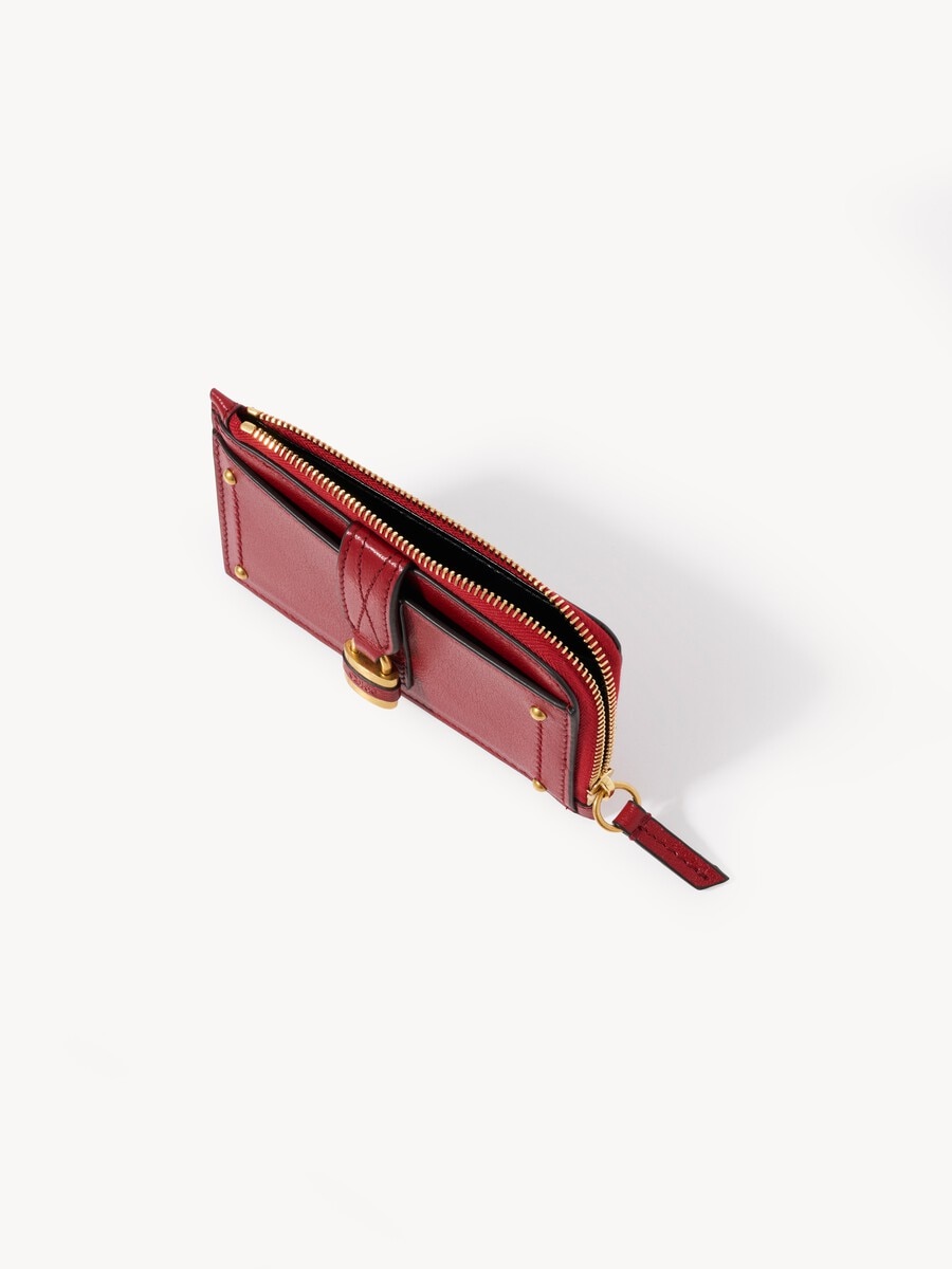 Small Paddington purse with card slots in grained leather - 5