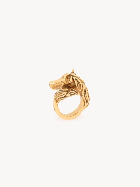 The Chlo&eacute; Chain Horse Toi et Moi ring