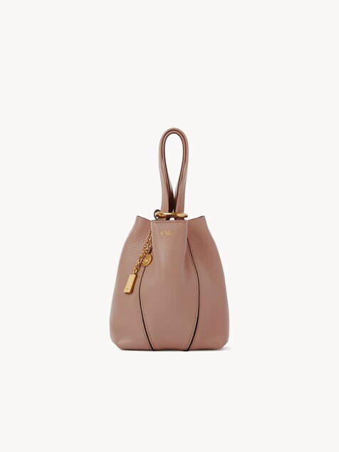 Small Chlo&eacute; Spin tote bag in grained leather
