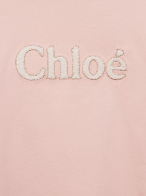 Kids' long-sleeved logo top