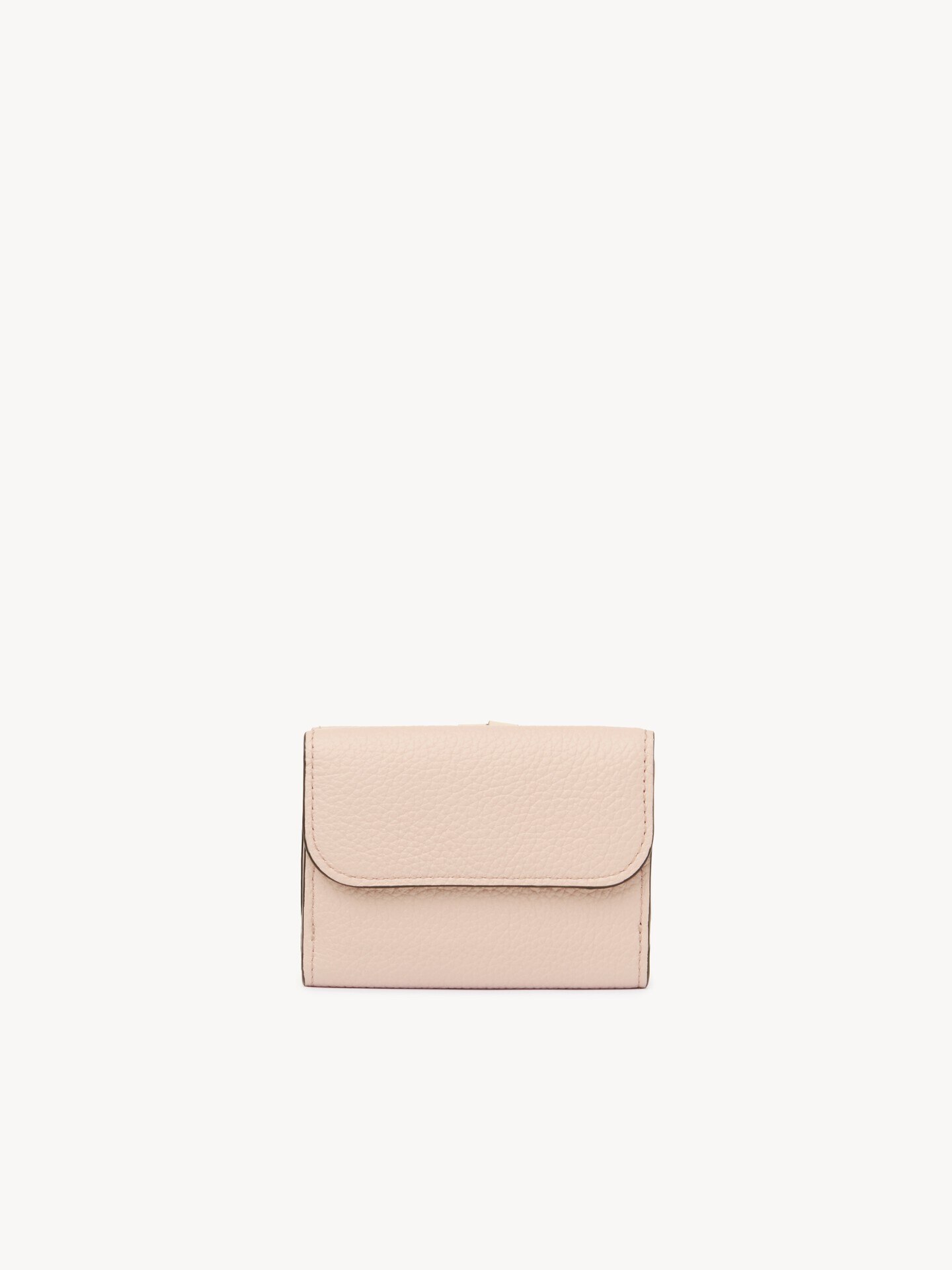 Mini Alphabet tri-fold in grained leather - 3.0