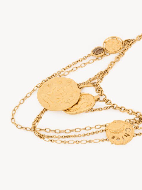 The Chlo&eacute; Medals necklace
