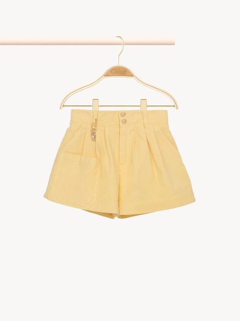 Pantalones cortos fruncidos infantiles