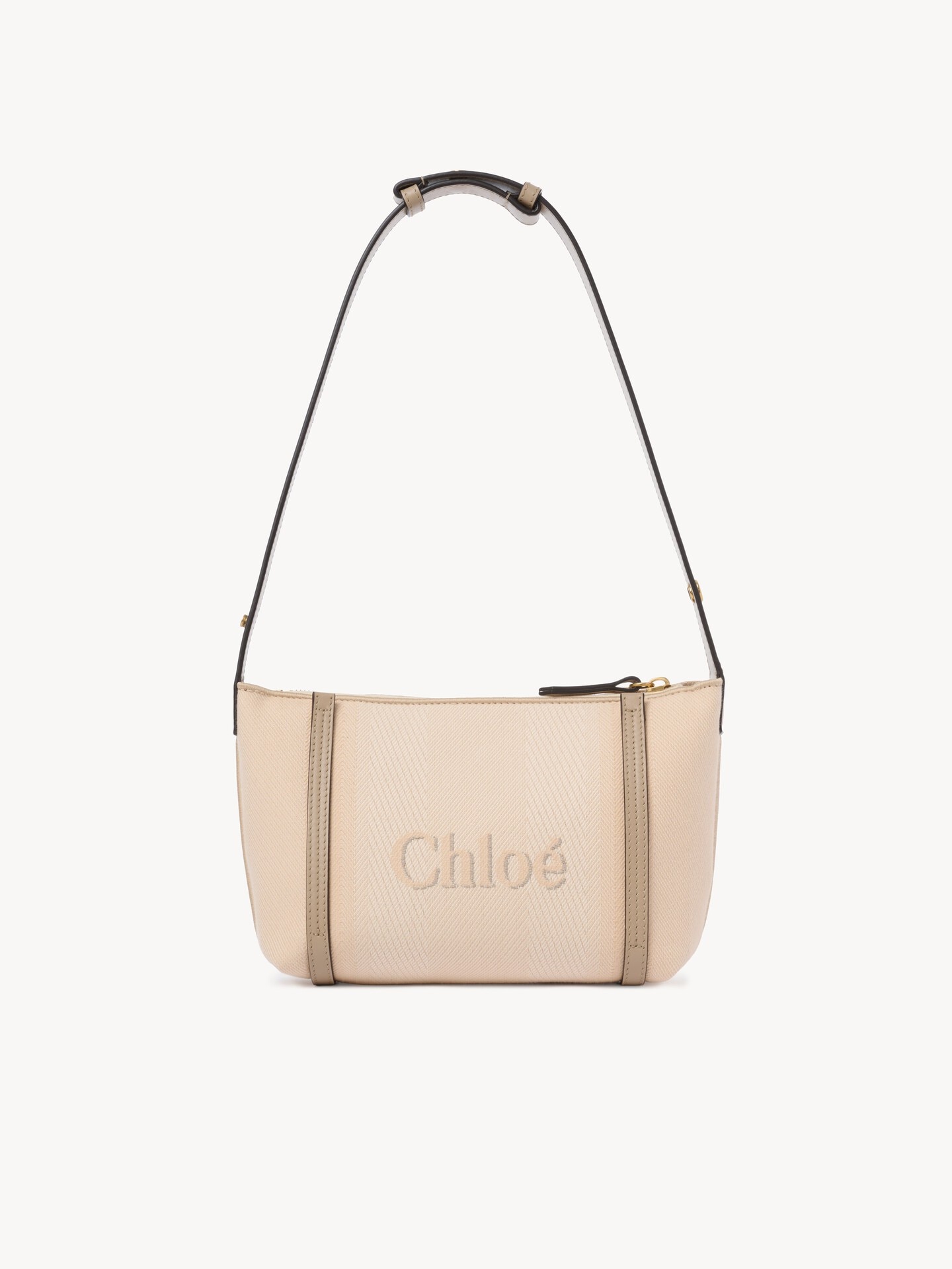 Chlo&eacute; Carry shoulder bag in canvas - 7