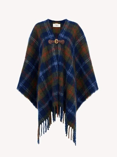 The Chlo&eacute; Paddington cape in mohair, wool & nylon