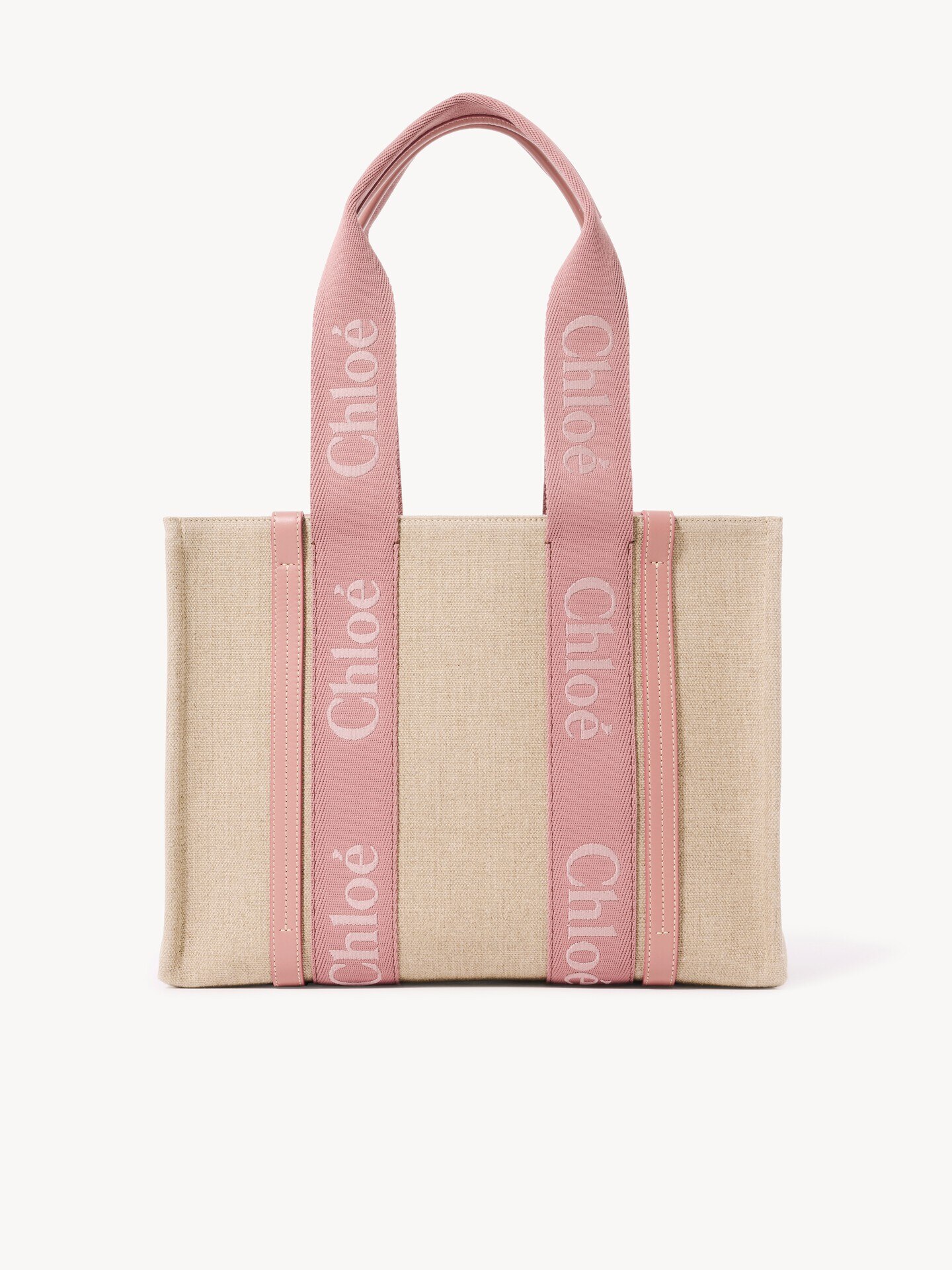 Woody tote bag in linen - 4.0