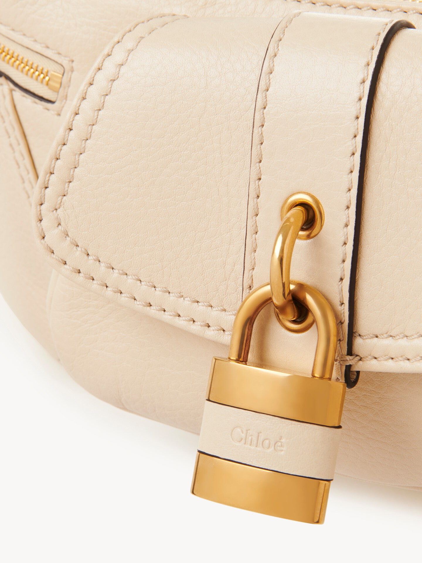 グレインレザー製The 99ショルダーバッグ ベージュ - Chloé