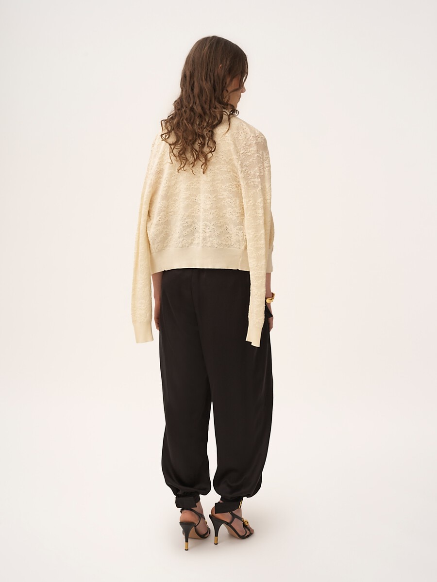 Twin set in cotton-silk knit - 5