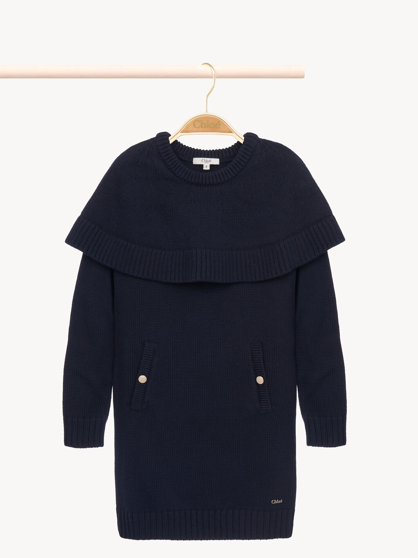 Kids' long-sleeve cape dress - 2