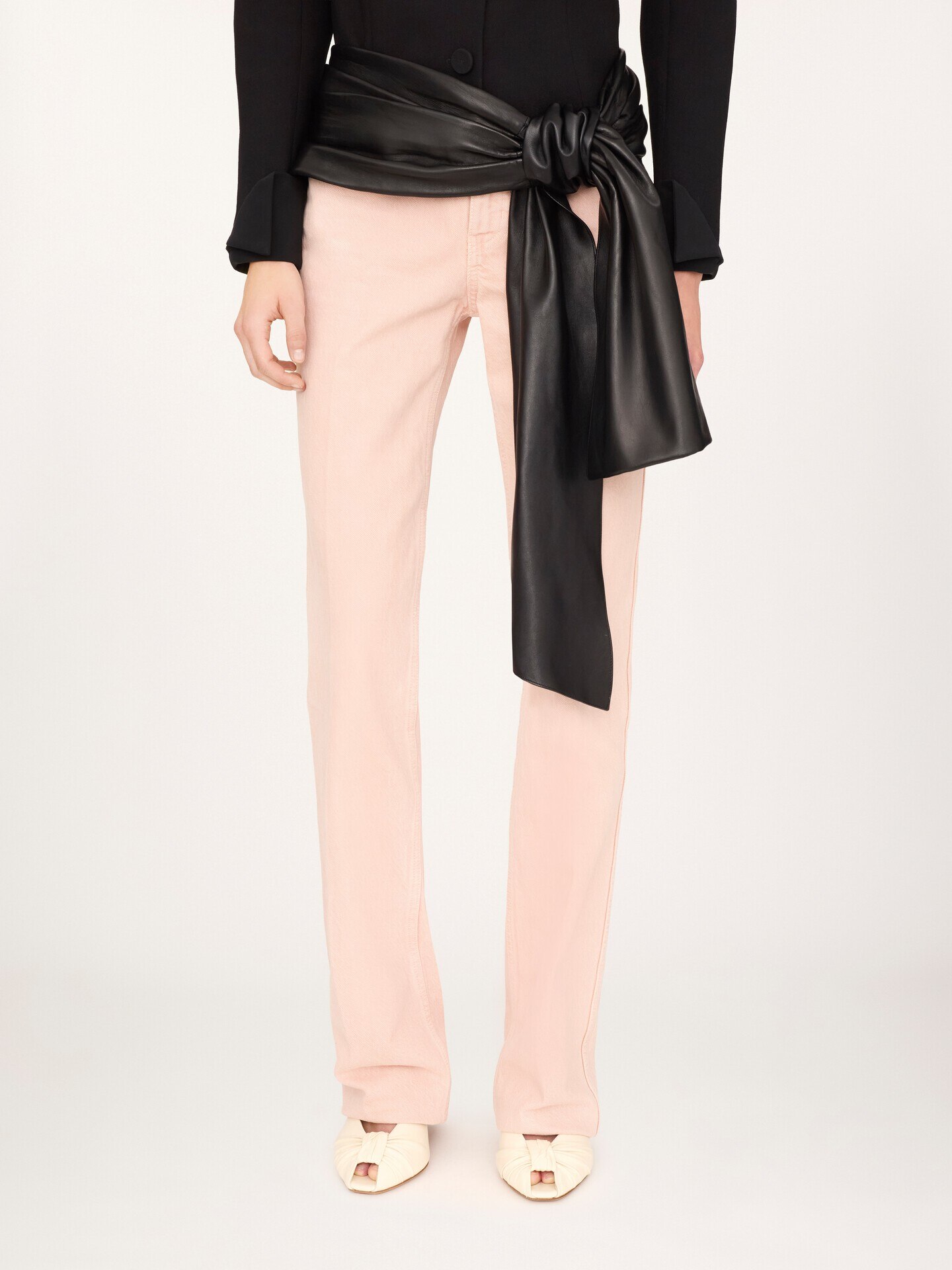 デニム製ストレートジーンズ - 4