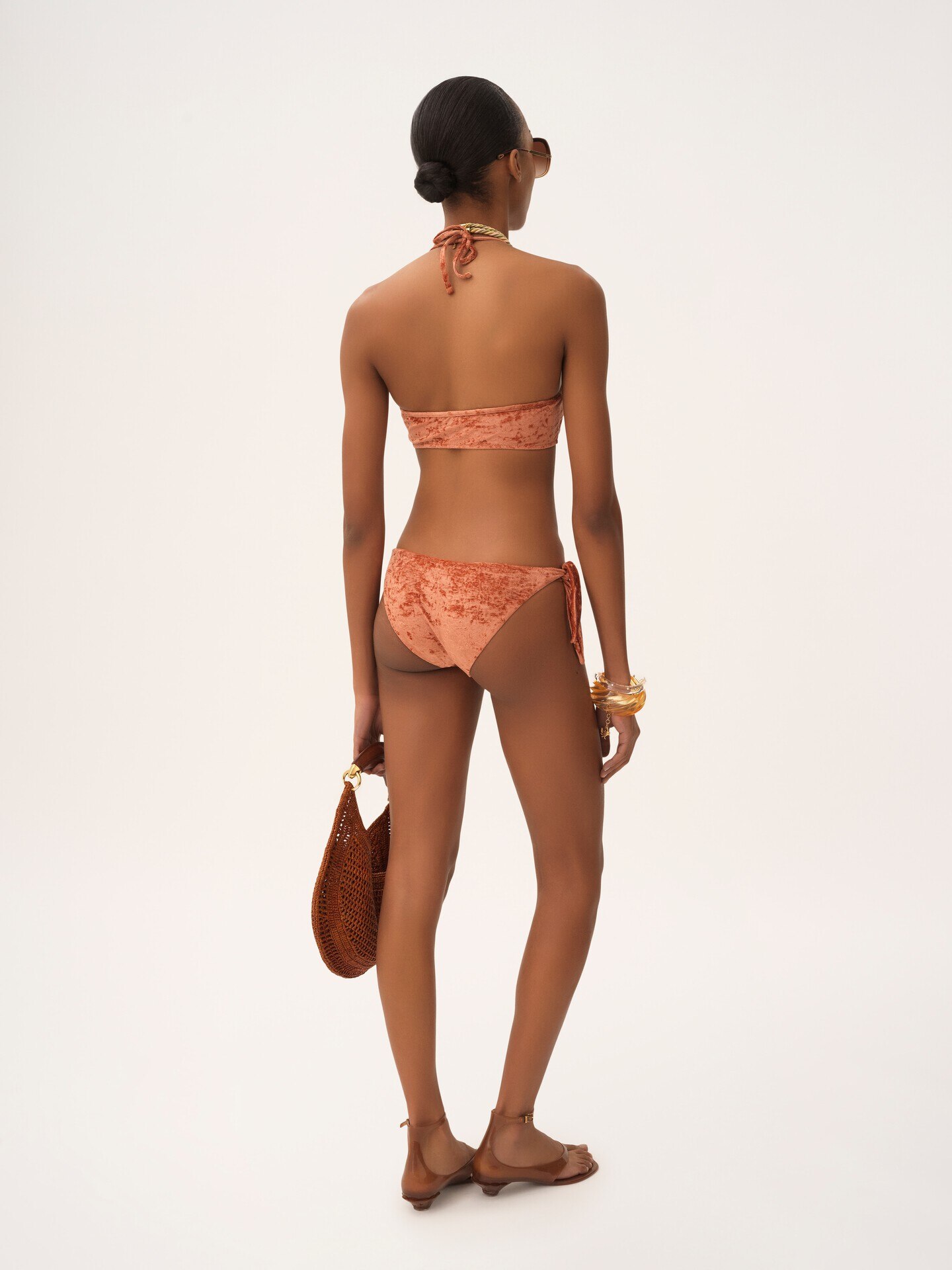 Metal-detail bikini top - 5