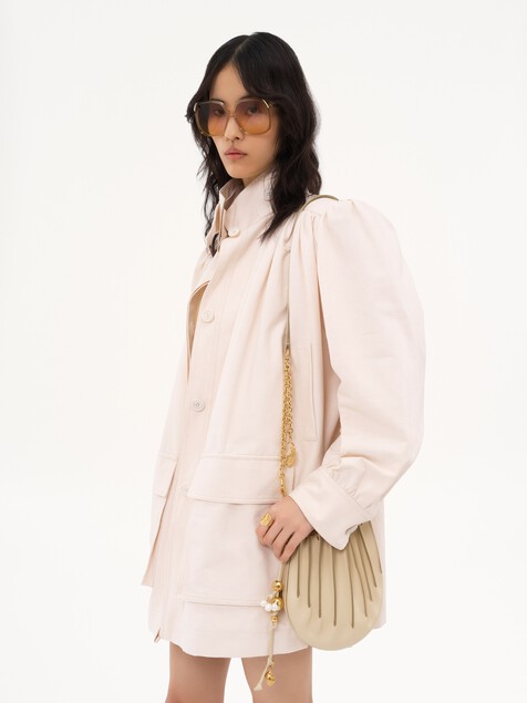 Sea Treasures cross-body bag in soft leather