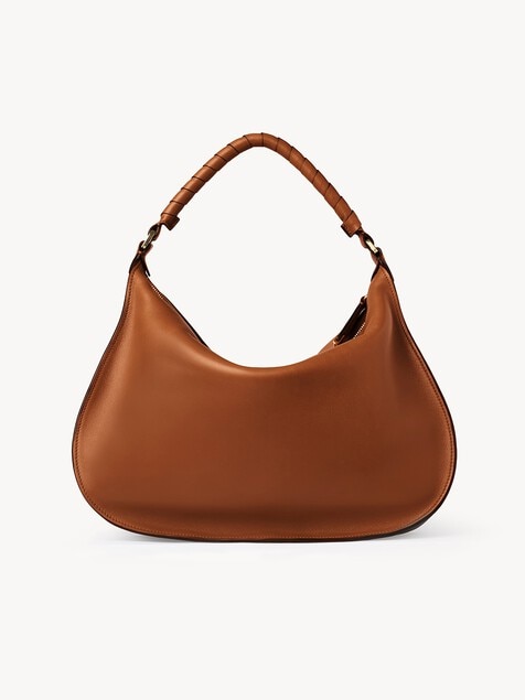 Bolso de hombro Marcie de cuero suave