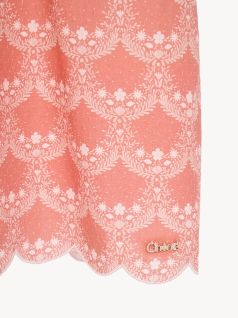 Kids' puff-sleeve dress