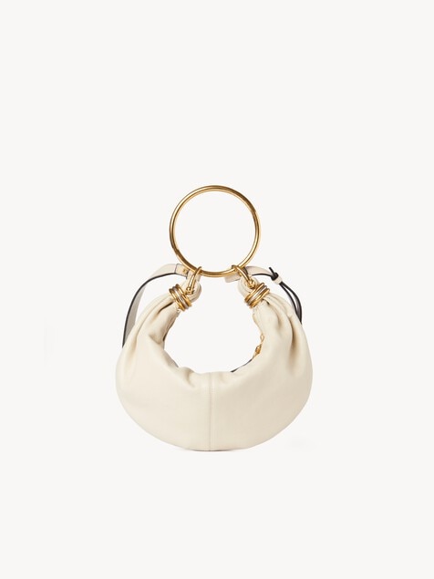 Bolso hobo Bracelet peque&ntilde;o de cuero granulado