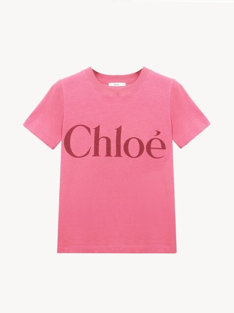 T-shirt ajust&eacute; en jersey de coton &agrave; logo