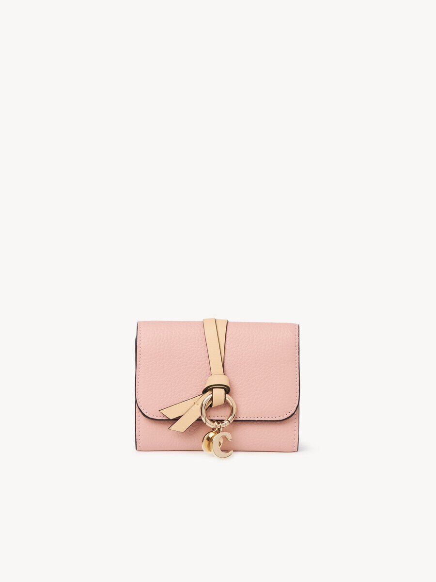 Small Alphabet tri-fold in grained leather - 2