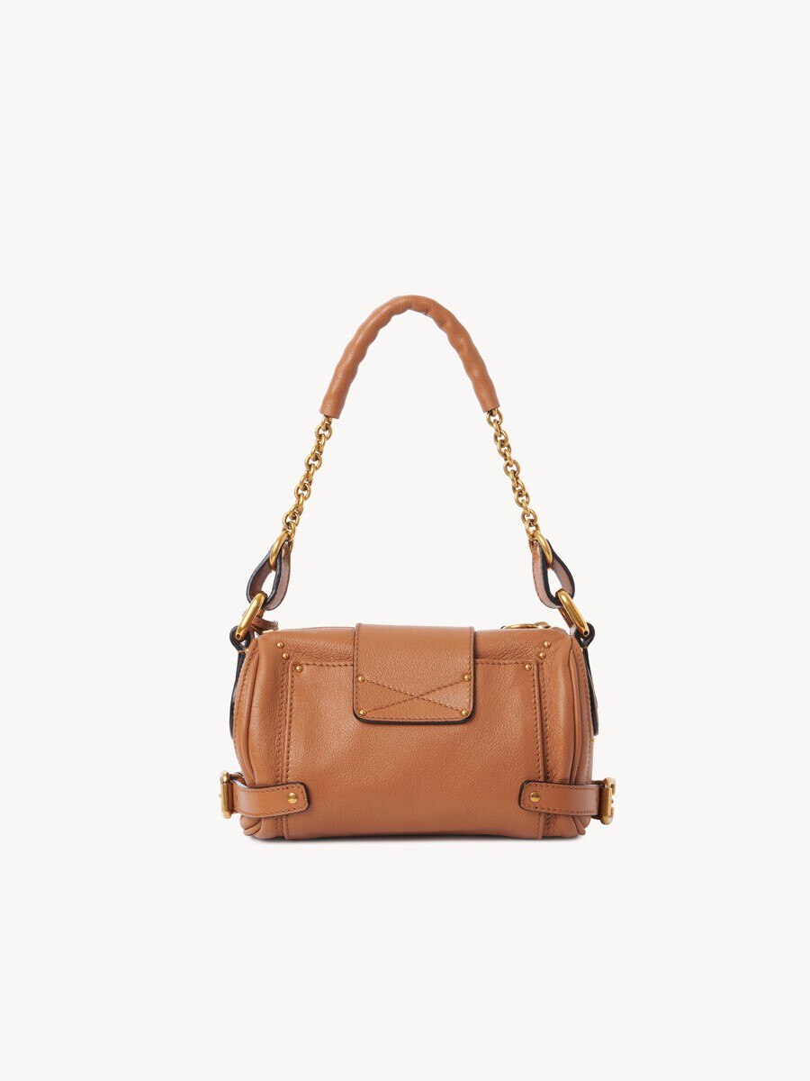 Bolso peque&ntilde;o de cadena Paddington de cuero granulado - 6