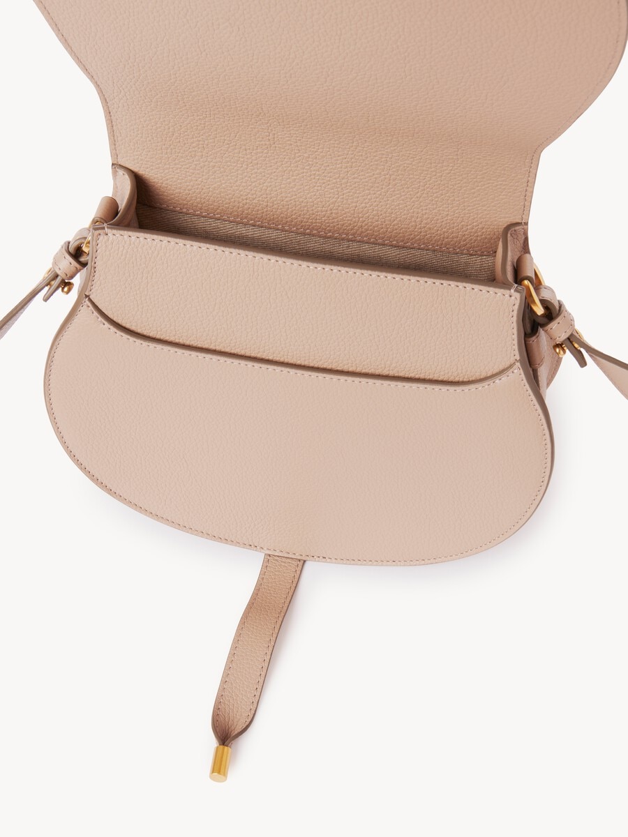 Marcie saddle bag in grained leather - 5