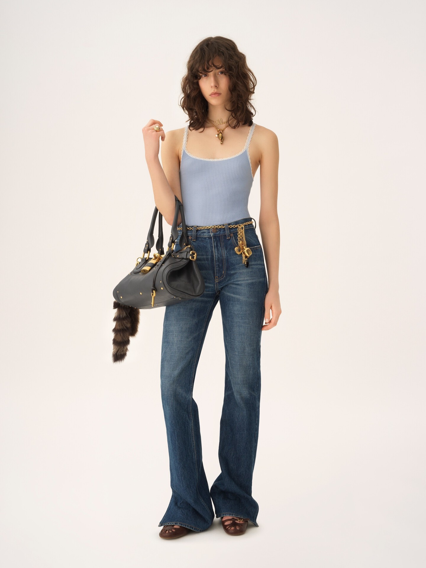 K&ouml;rperbetont geschnittenes Tanktop aus Baumwolle - 3