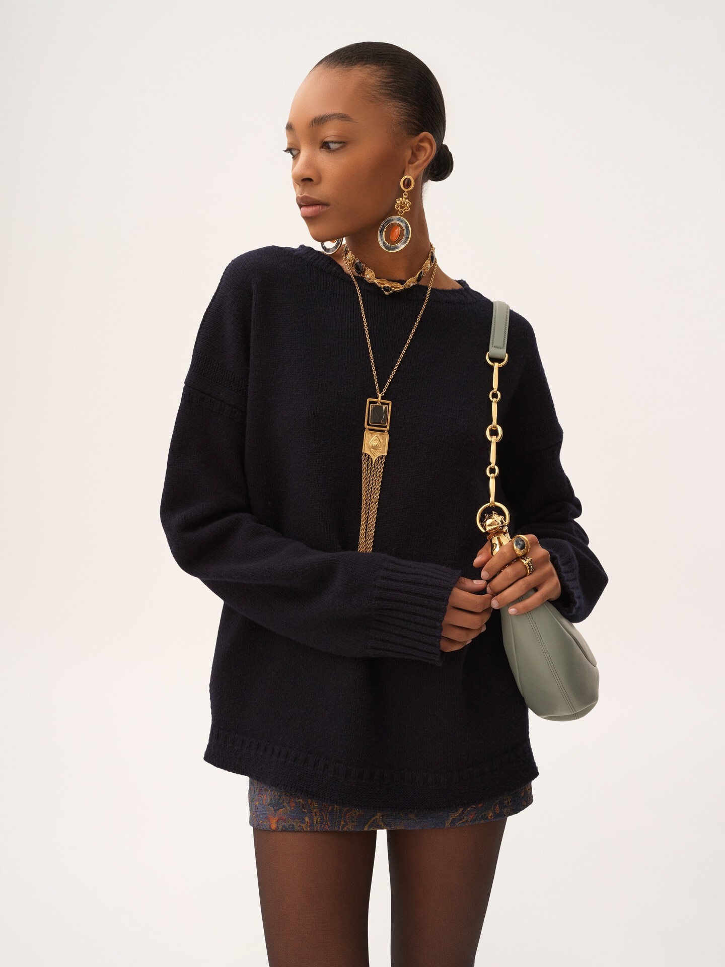 Logo jumper in a wool & cashmere knit - 4