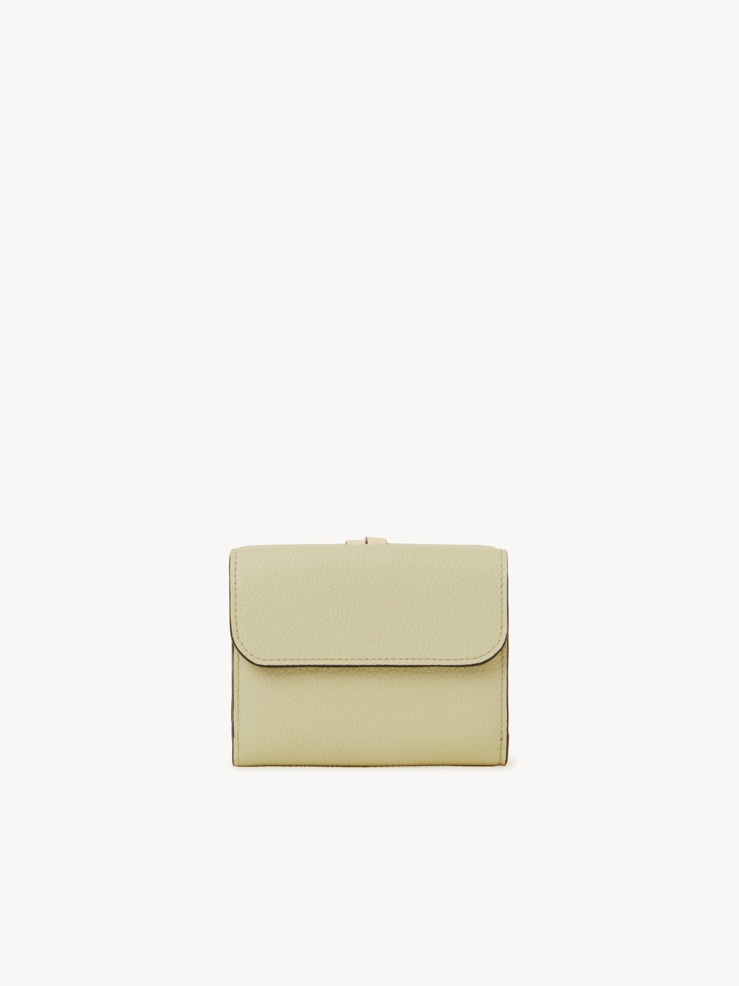 Small Alphabet tri-fold in grained leather - 3.0
