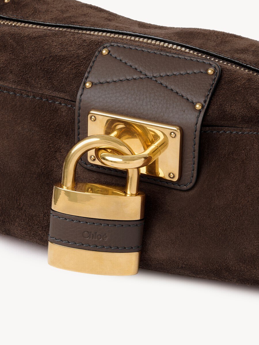 Paddington crossbody bag in suede leather - 7