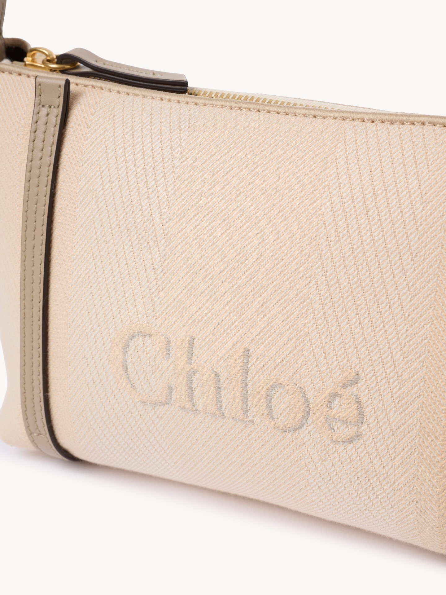 Chlo&eacute; Carry shoulder bag in canvas - 11