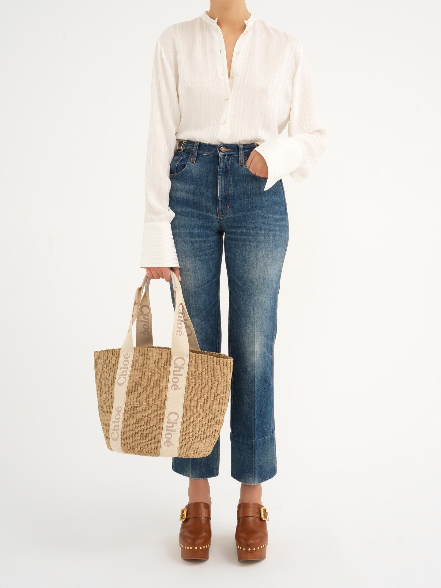 공정 무역 페이퍼 Woody 라지 바스켓 - 8