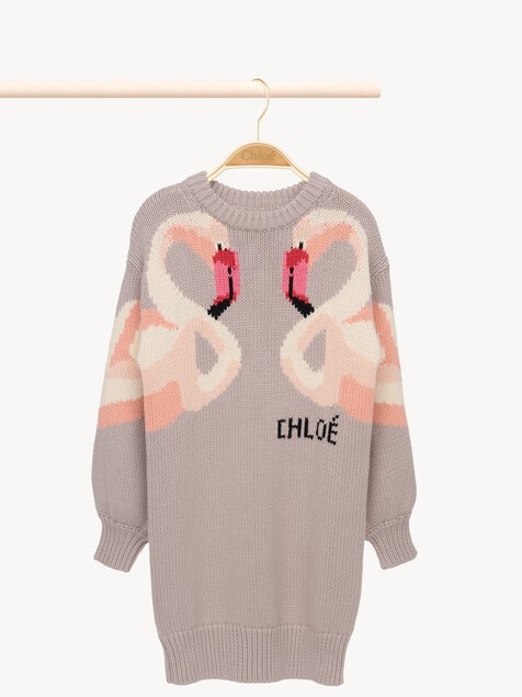 Robe pull &agrave; logo Enfant