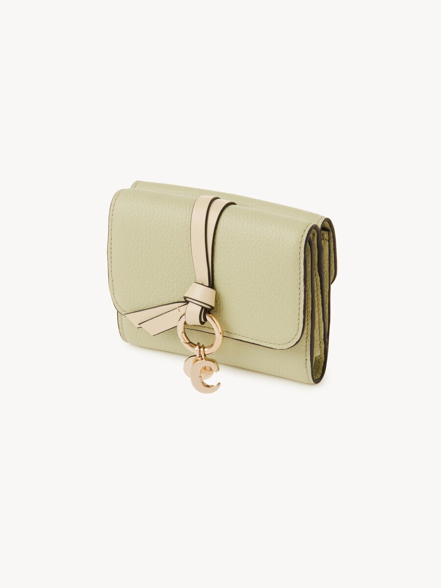 Small Alphabet tri-fold in grained leather - 3