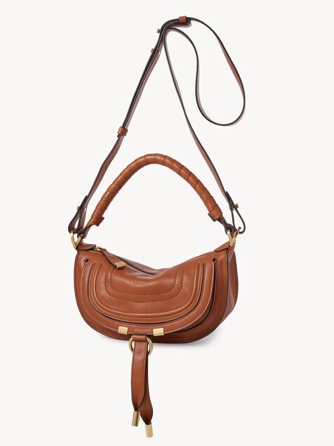 Mini Marcie shoulder bag in soft leather